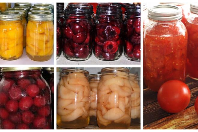 canning collage