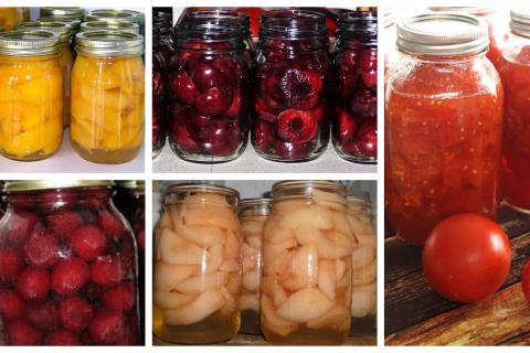 canning collage